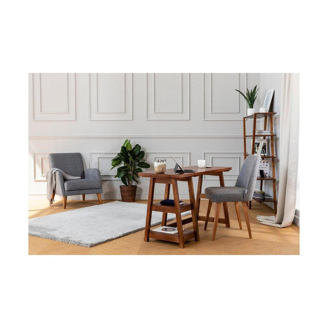 Íróasztal Perla - Walnut-VASBÚTOR