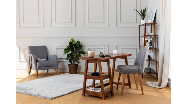Íróasztal Perla - Walnut-VASBÚTOR