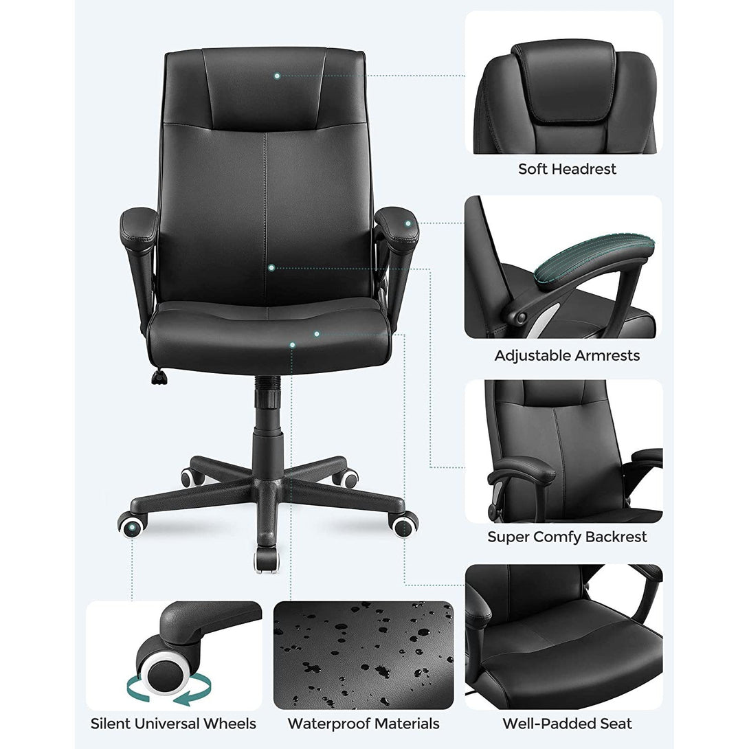 Irodai szék, állítható magasságú forgószék ergonómikus kivitelben-VASBÚTOR
