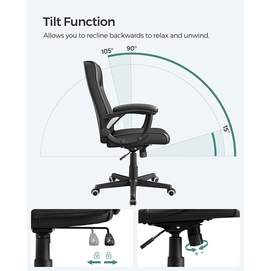 Irodai szék, állítható magasságú forgószék ergonómikus kivitelben-VASBÚTOR