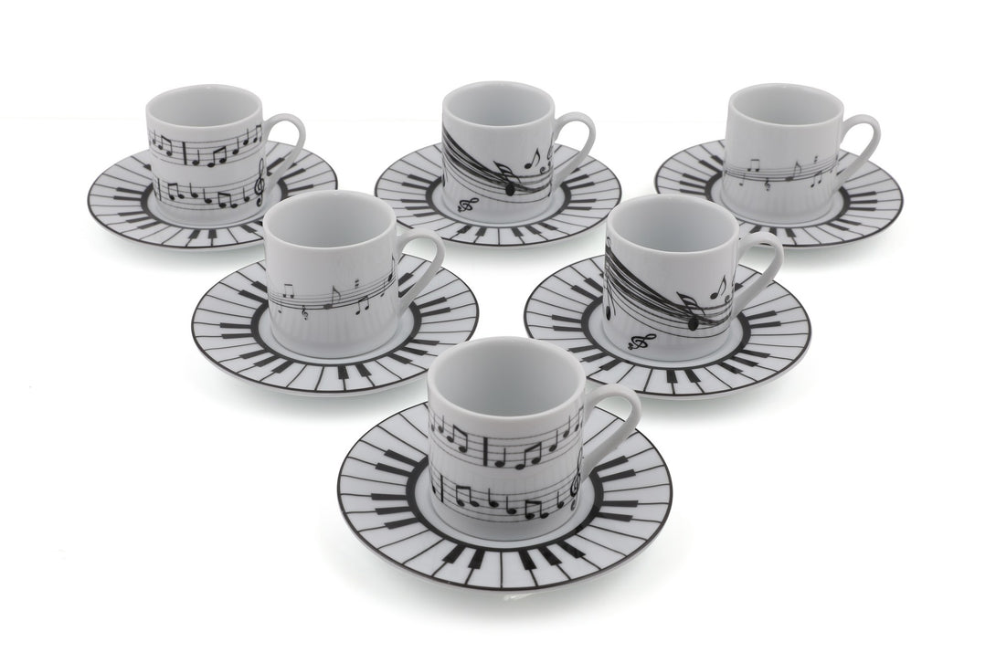 Kávéscsészék szett Set (12 db), 710KTP9592-VASBÚTOR