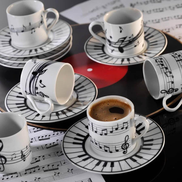 Kávéscsészék szett Set (12 db), 710KTP9592-VASBÚTOR