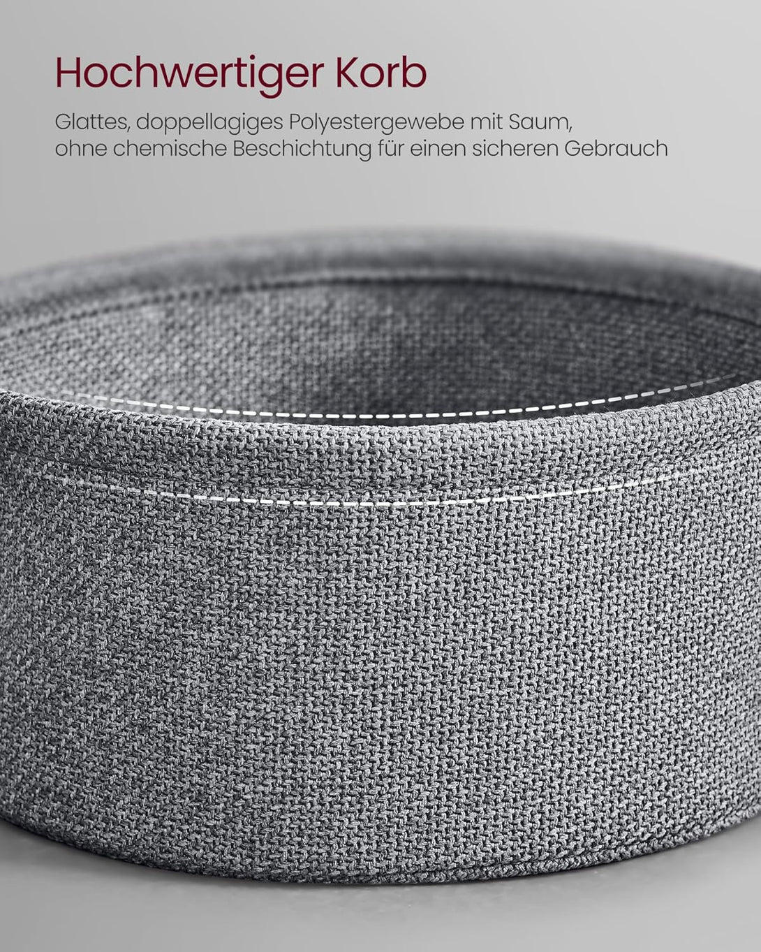 Kerek dohányzóasztal 75 cm átmérőjű, tintafekete-pala szürke-VASBÚTOR