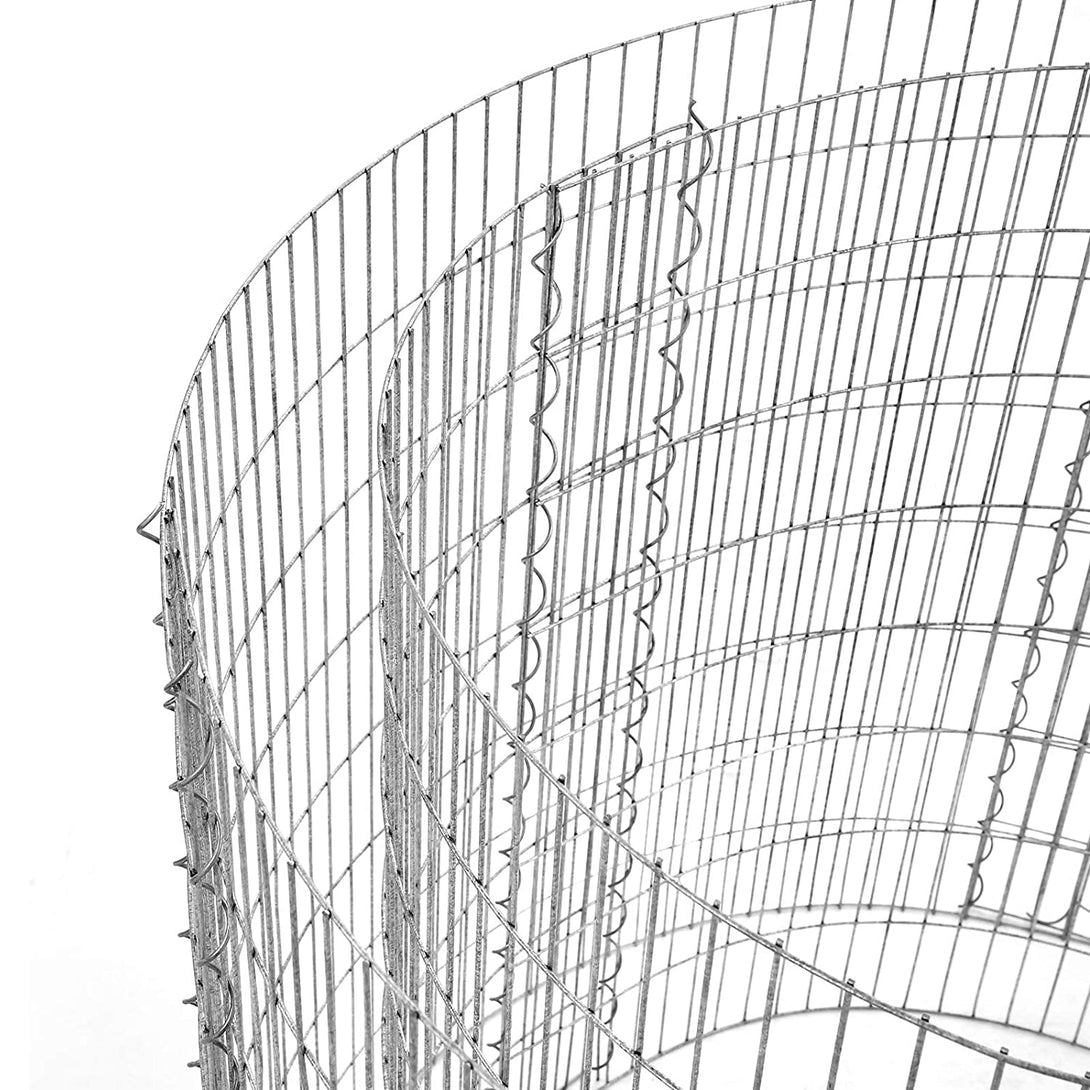 Kerek gabion kő kosár 90 x 40 cm (Ø x H)-VASBÚTOR