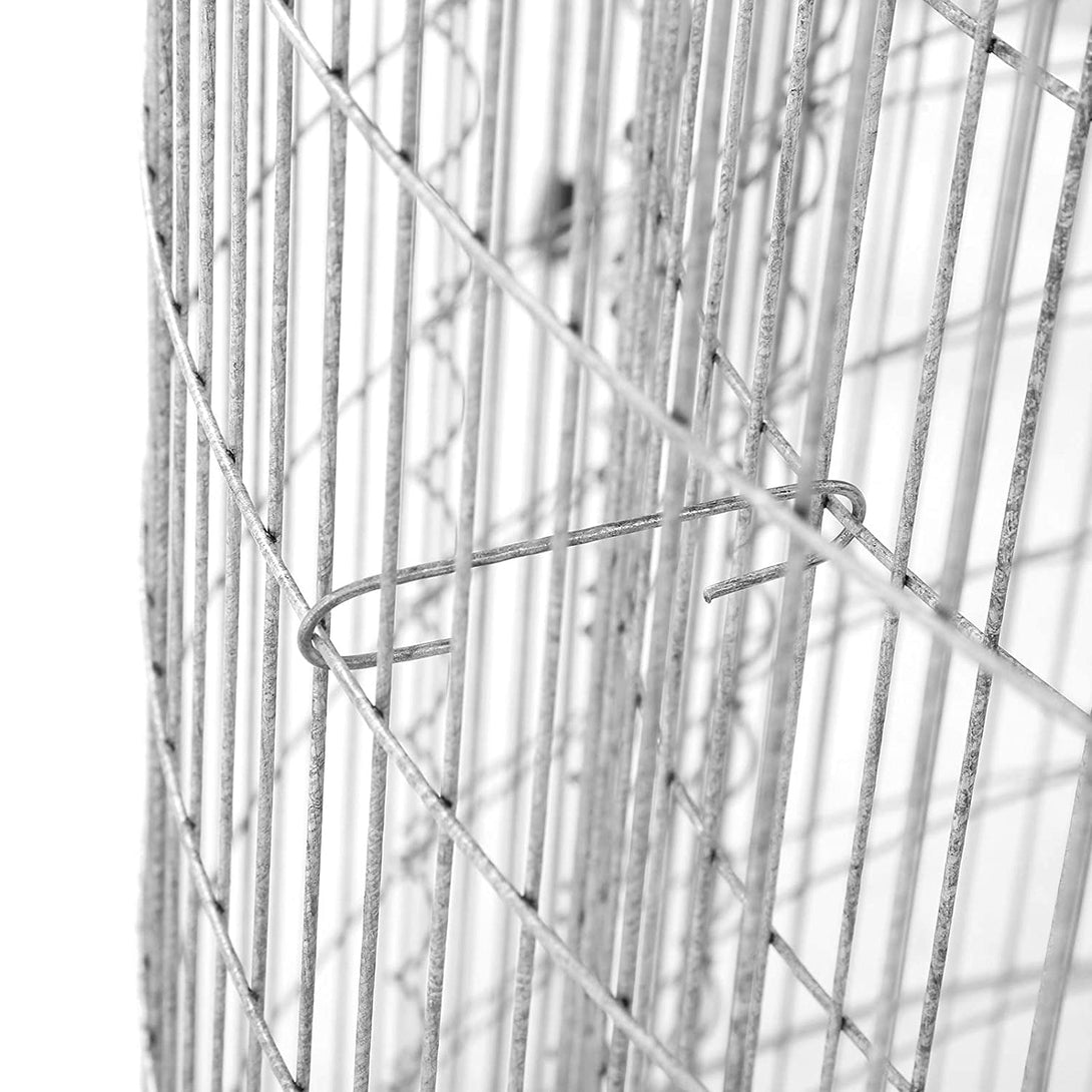 Kerek gabion kő kosár 90 x 40 cm (Ø x H)-VASBÚTOR