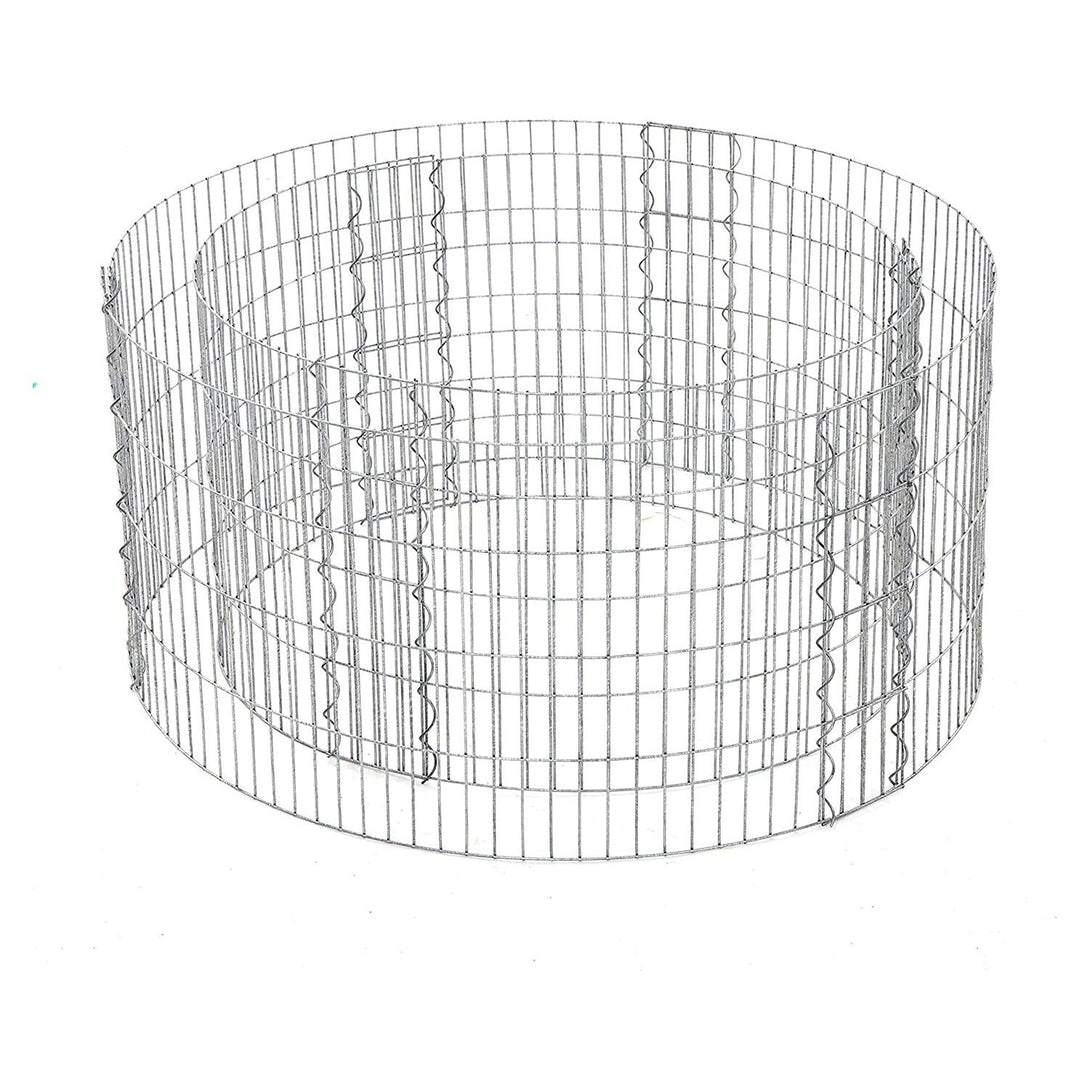 Kerek gabion kő kosár 90 x 40 cm (Ø x H)-VASBÚTOR