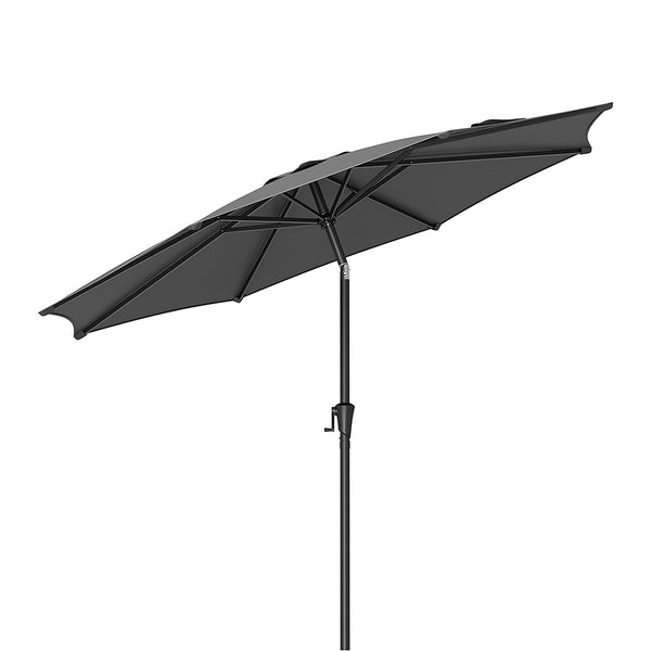 Kerti napernyő, kültéri napernyő 30°-ban dönthető, szürke-VASBÚTOR