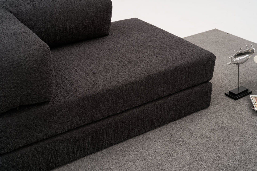 Kétszemélyes kanapé Comfort - Antracit v2-VASBÚTOR