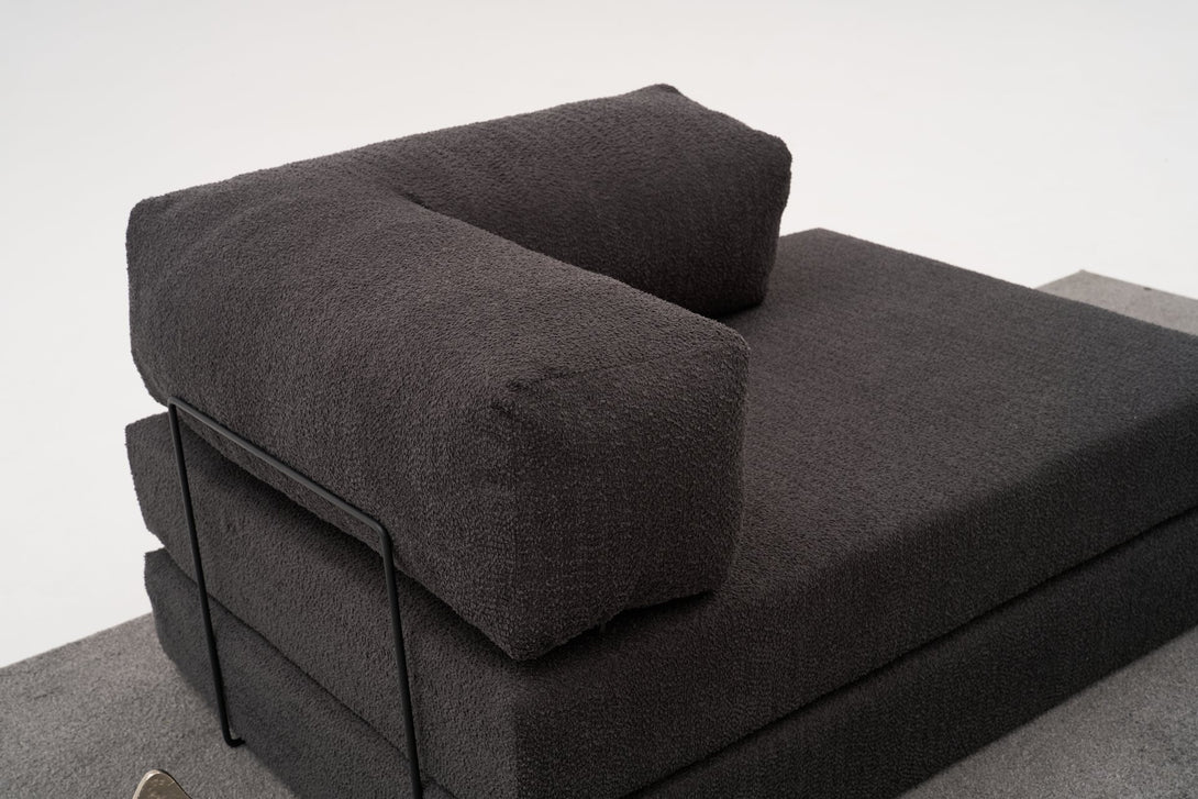 Kétszemélyes kanapé Comfort - Antracit v2-VASBÚTOR