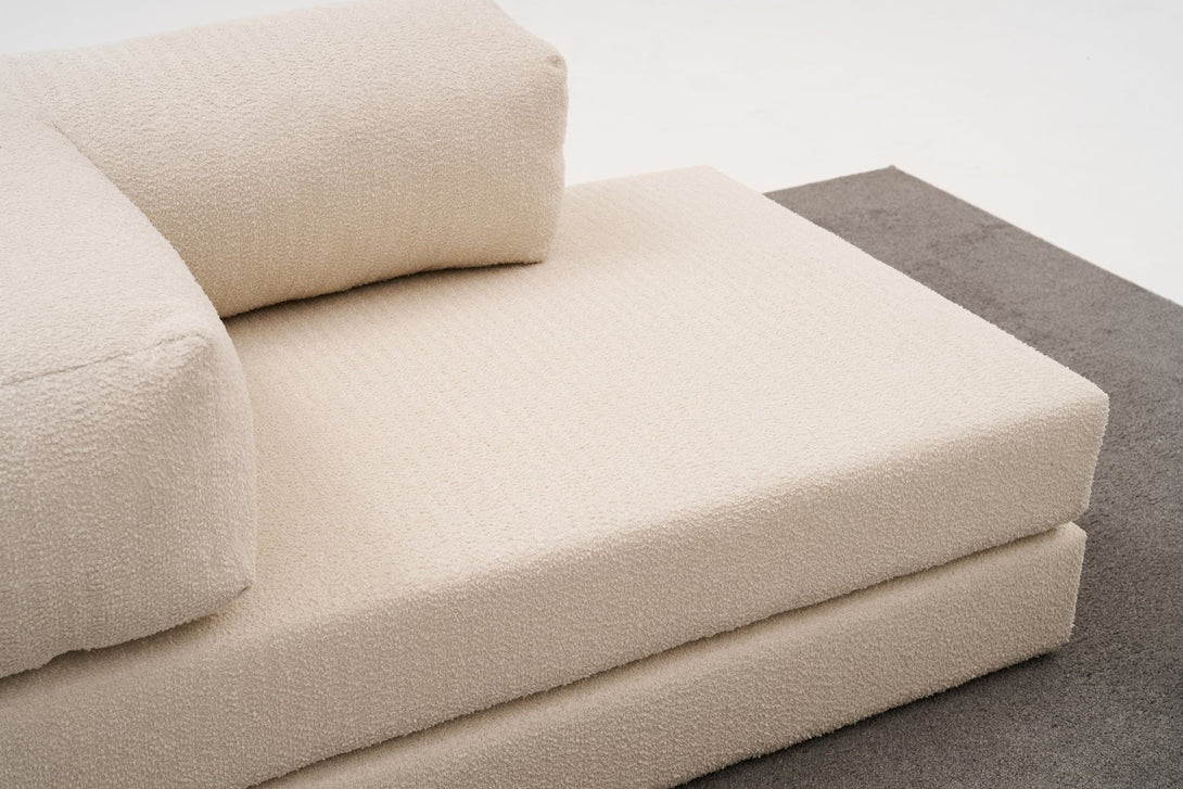 Kétszemélyes kanapé Comfort - Krém v2-VASBÚTOR