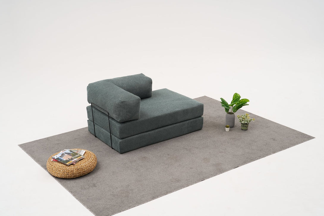 Kétszemélyes kanapé Comfort - Zöld-VASBÚTOR