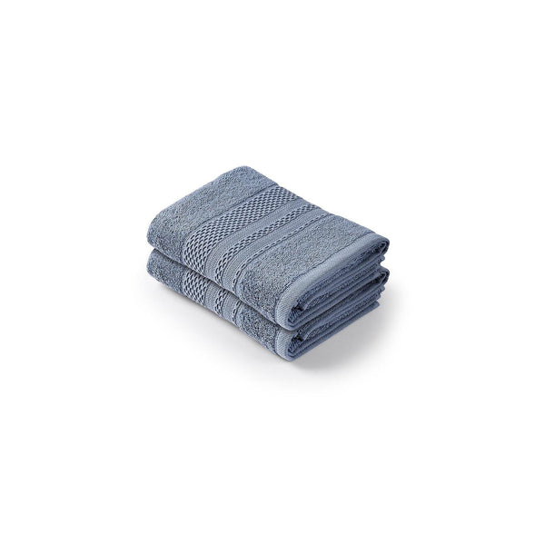 Kéztörlő Szett (2 db) Piramit - Indigo kék-VASBÚTOR
