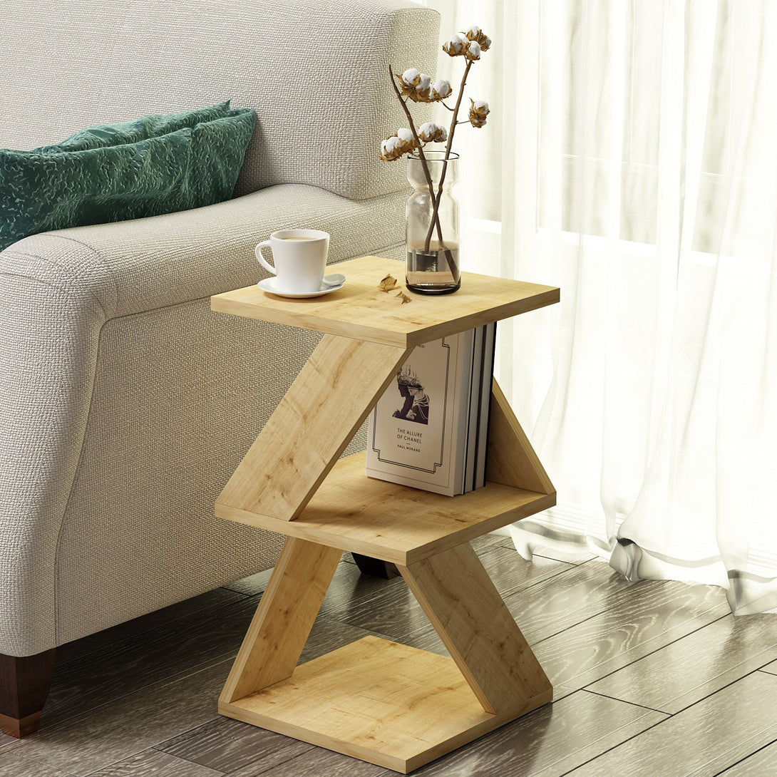 Kis asztal Albeni - Sapphire Oak-VASBÚTOR