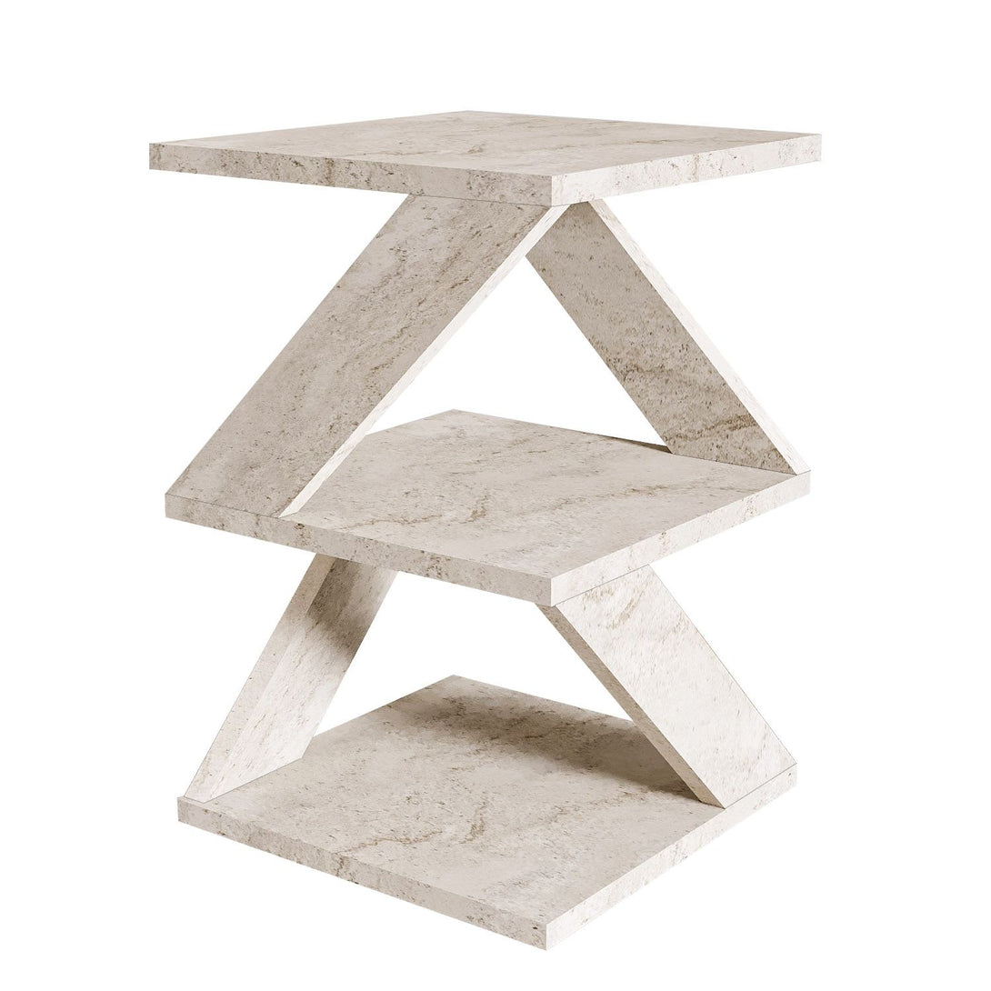 Kis asztal Albeni - Travertine-VASBÚTOR