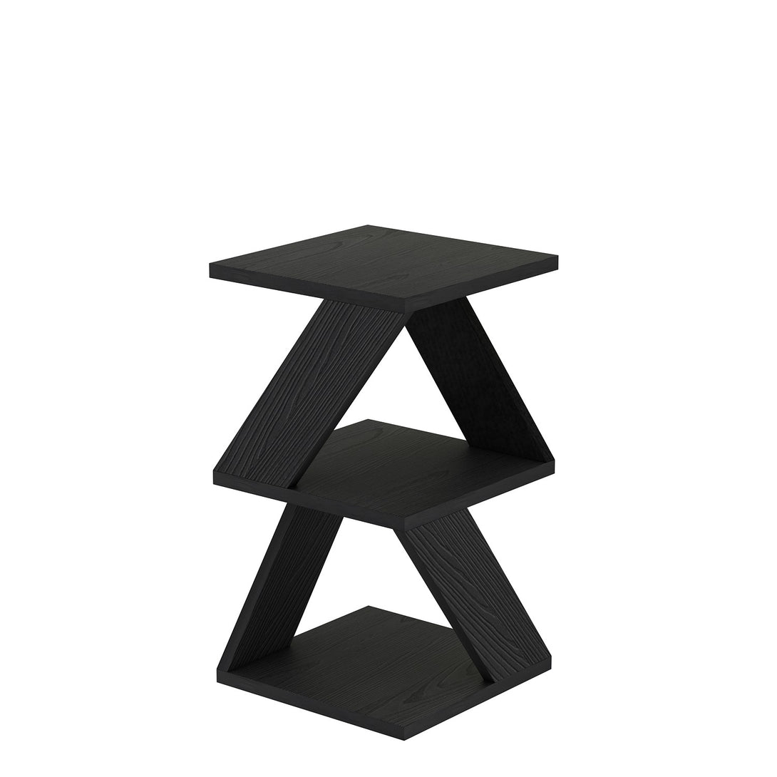 Kis asztal Albeni - Wood Black-VASBÚTOR