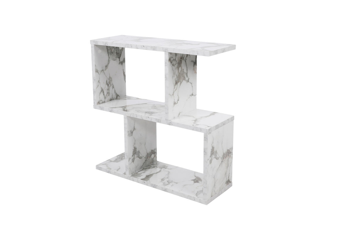 Kis asztal Life - Fehér, Marble-VASBÚTOR