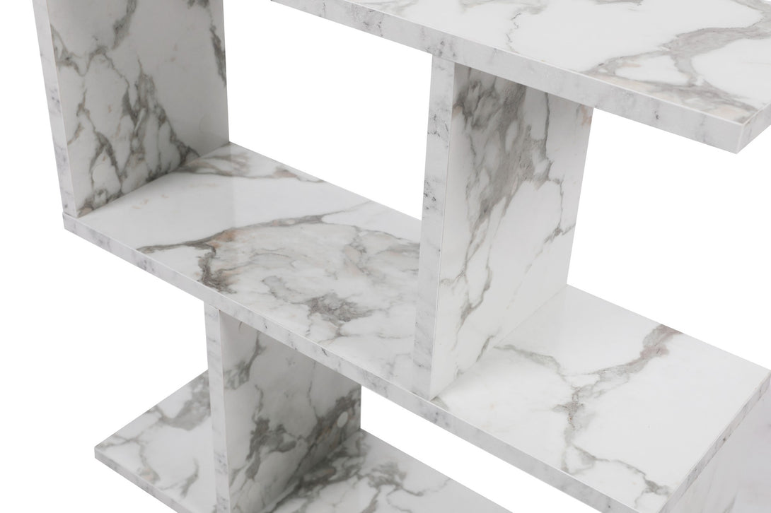 Kis asztal Life - Fehér, Marble-VASBÚTOR