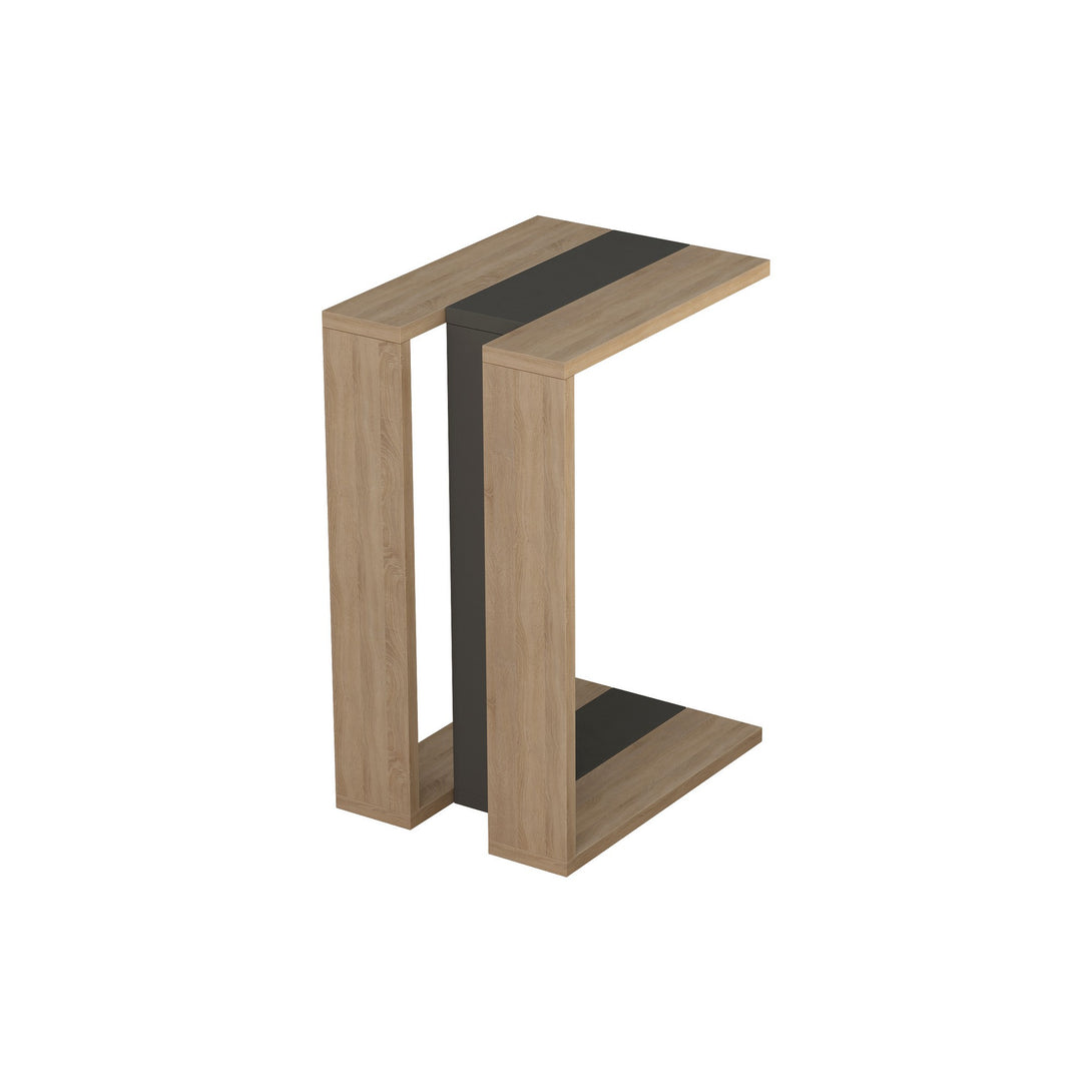 Kis asztal Muju - Oak, Anthracite, Oak-VASBÚTOR
