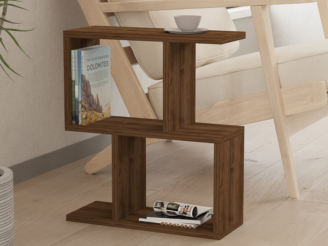 Kis asztal Zet - Walnut-VASBÚTOR