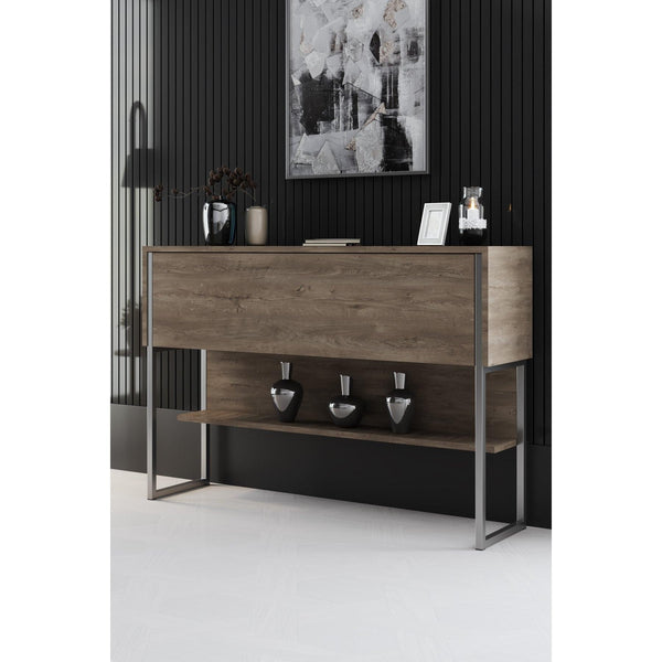 Komód Luxe - Silver, Walnut-VASBÚTOR