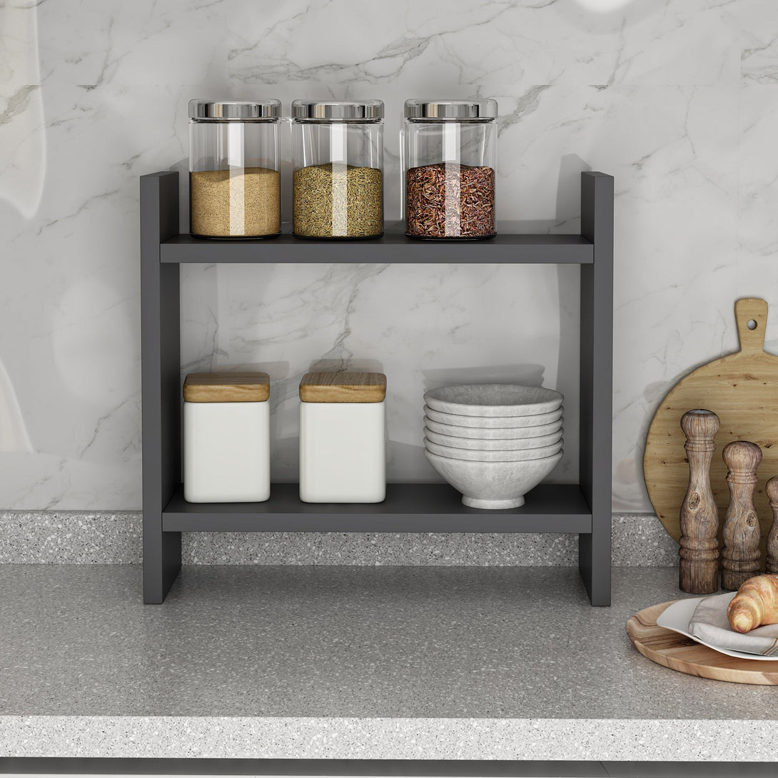 Konyhai polc Denver - Anthracite-VASBÚTOR