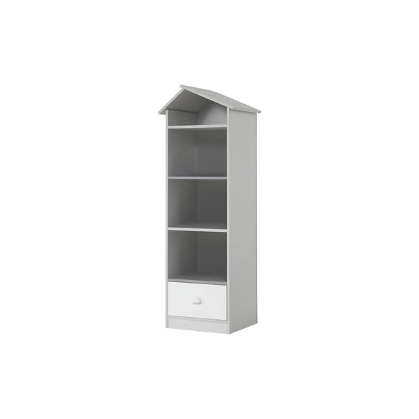 Könyvespolc Ayder - Grey-VASBÚTOR