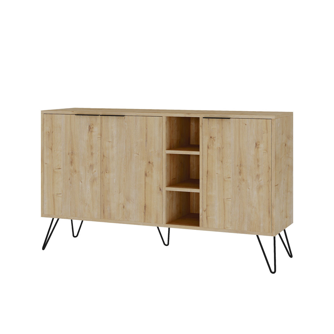 Konzolasztal Clara Console - Oak-VASBÚTOR