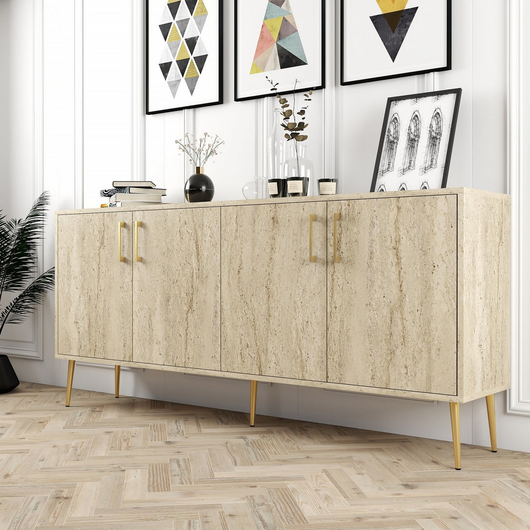 Konzolasztal Kiev - Travertine-VASBÚTOR