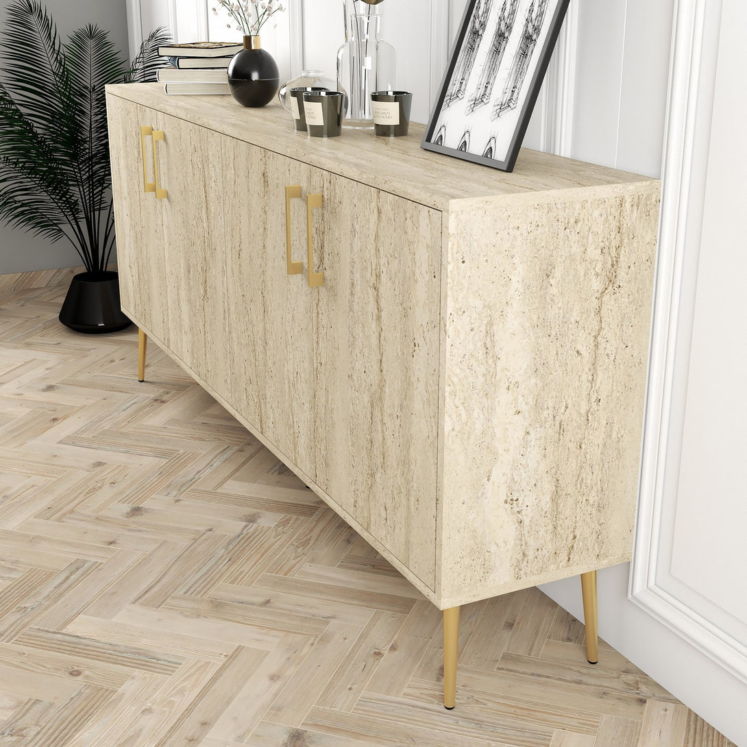 Konzolasztal Kiev - Travertine-VASBÚTOR
