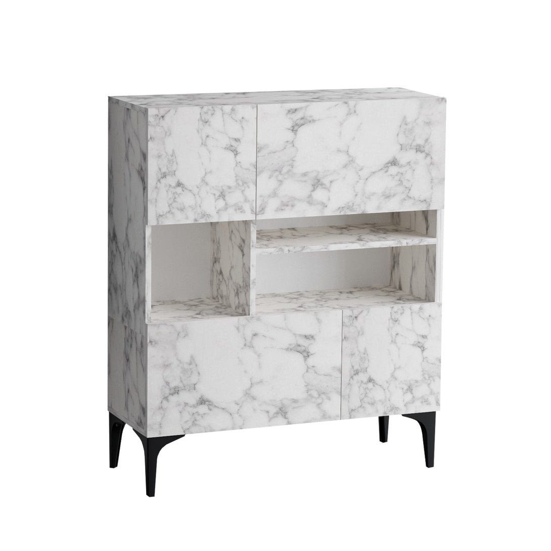 Konzolasztal Krista - Carrara Marble-VASBÚTOR