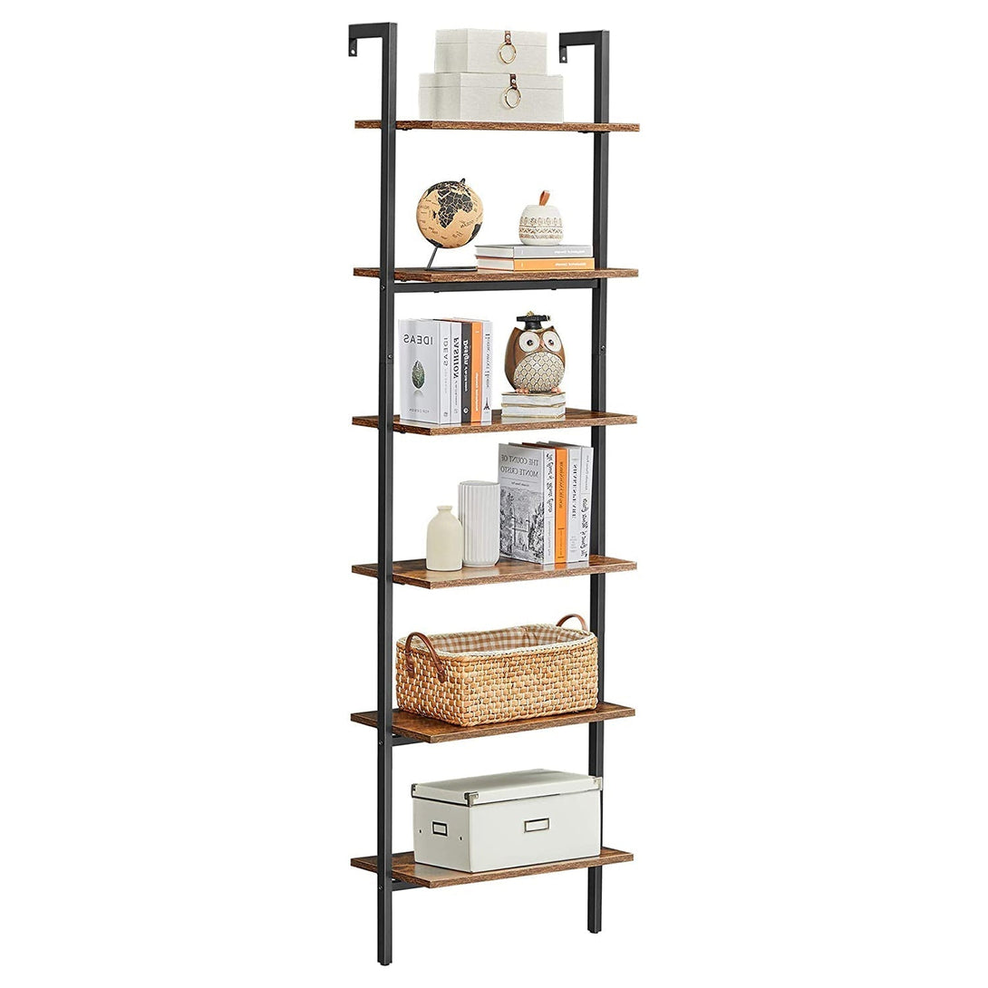 Létrapolc, 6 szintes könyvespolc 60 x 204,8x 30 cm Outlet-VASBÚTOR
