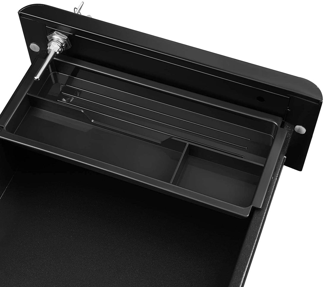 Mobil konténer, zárható Iratszekrény30 x 59,2 x 46 cm, fekete-VASBÚTOR