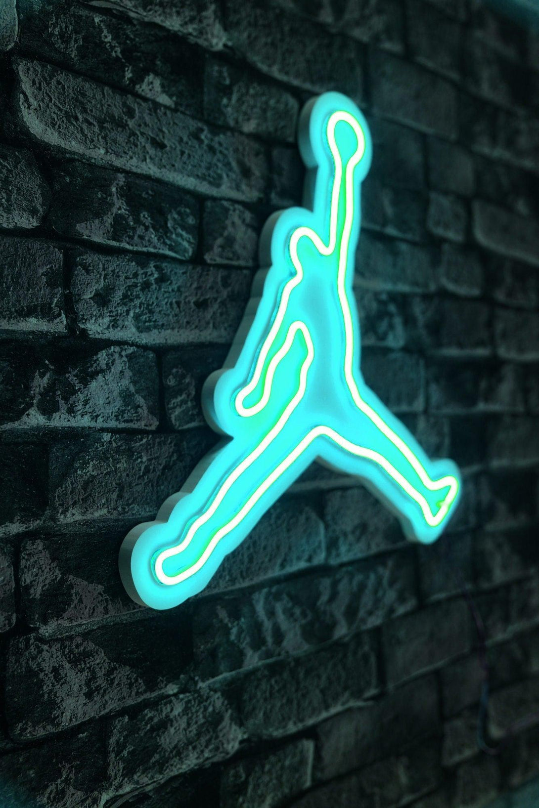 Műanyag LED-es fali dekoráció, Basketball - Blue-VASBÚTOR