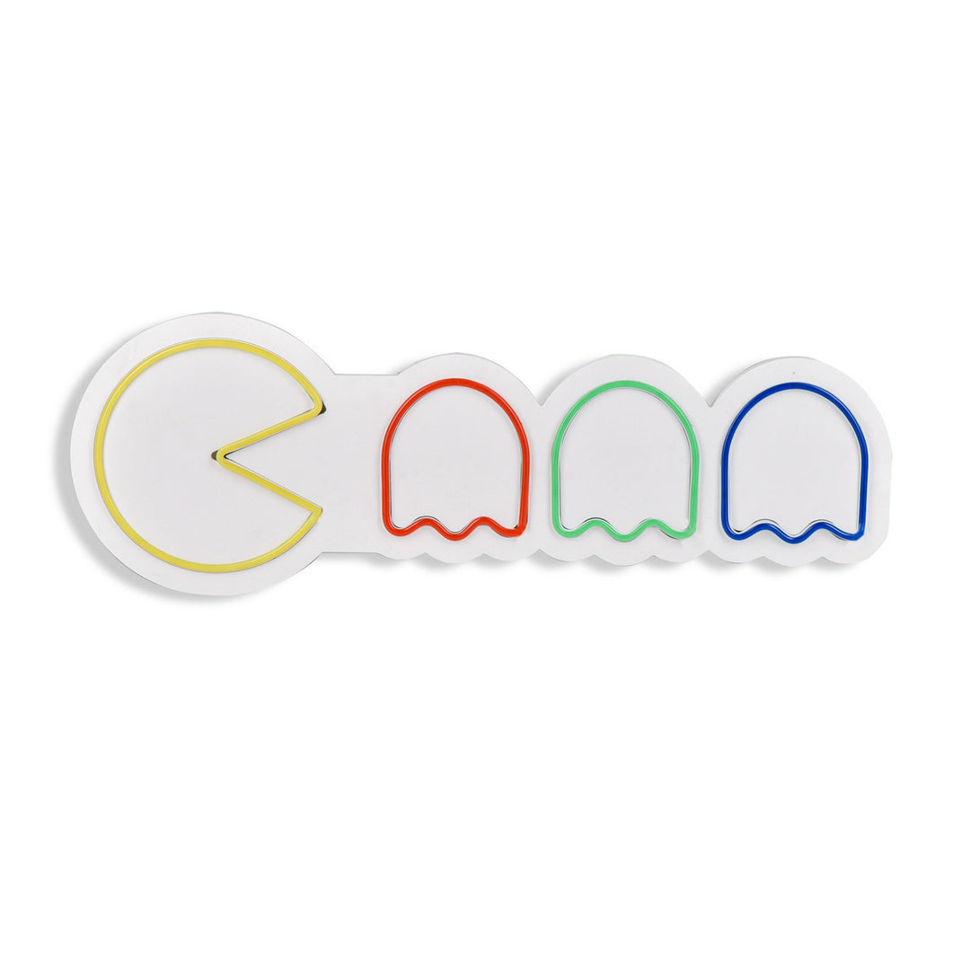 Műanyag LED-es fali dekoráció, Pacman - Multicolor-VASBÚTOR