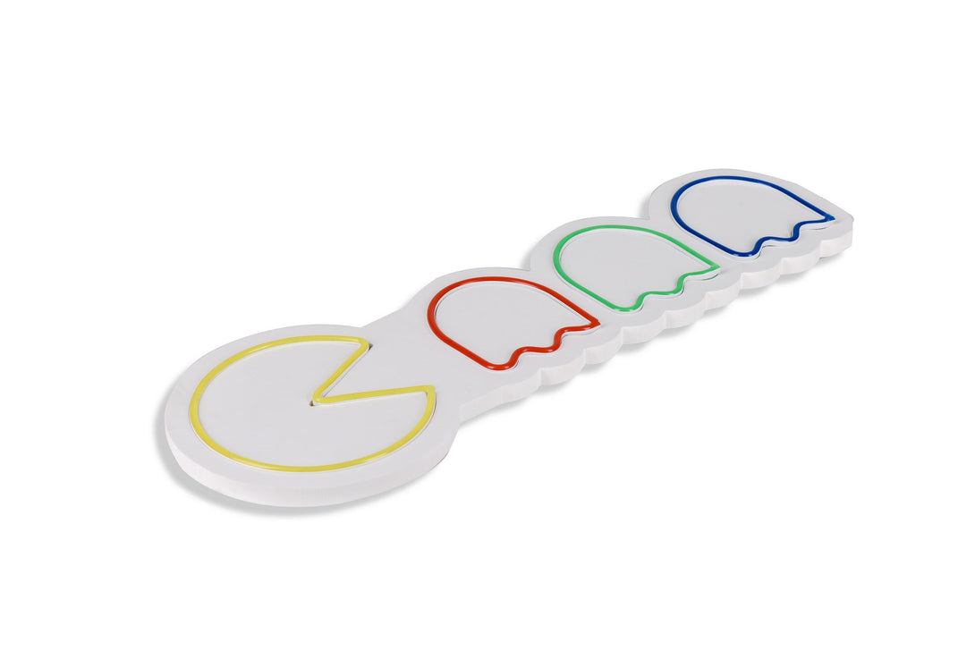 Műanyag LED-es fali dekoráció, Pacman - Multicolor-VASBÚTOR