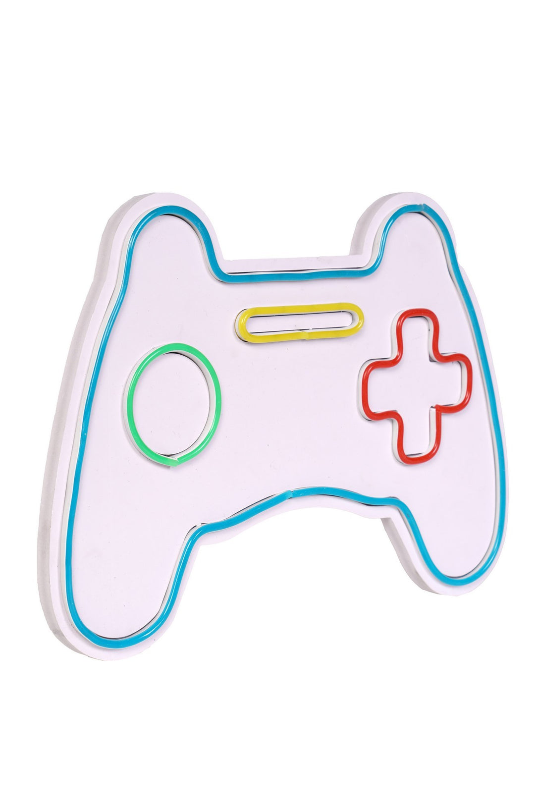 Műanyag LED-es fali dekoráció, Play Station Gaming Controller - Blue-VASBÚTOR