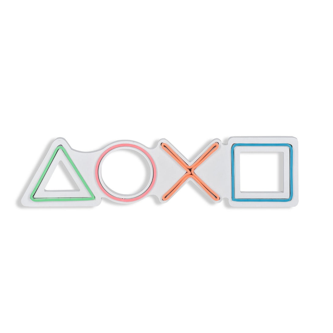 Műanyag LED-es fali dekoráció, Play Station - Multicolor-VASBÚTOR