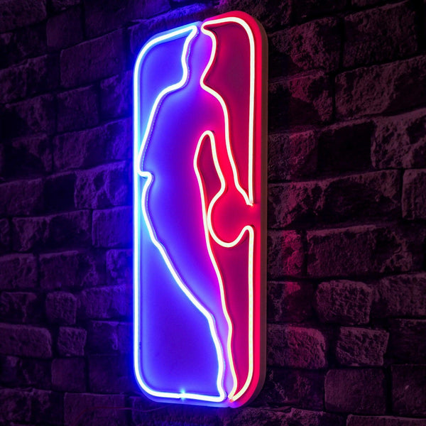 Műanyag LED-es fali dekoráció, The Logo Jerry West - Multicolor-VASBÚTOR