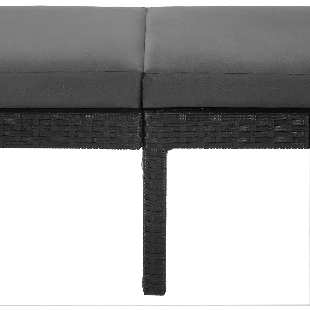 Napozóágy 5 cm vastag matraccal 59 x 198 x 28 cm (outlet)-VASBÚTOR