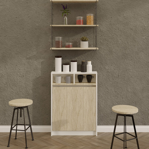 Összecsukható asztal Bracked - Travertine-VASBÚTOR