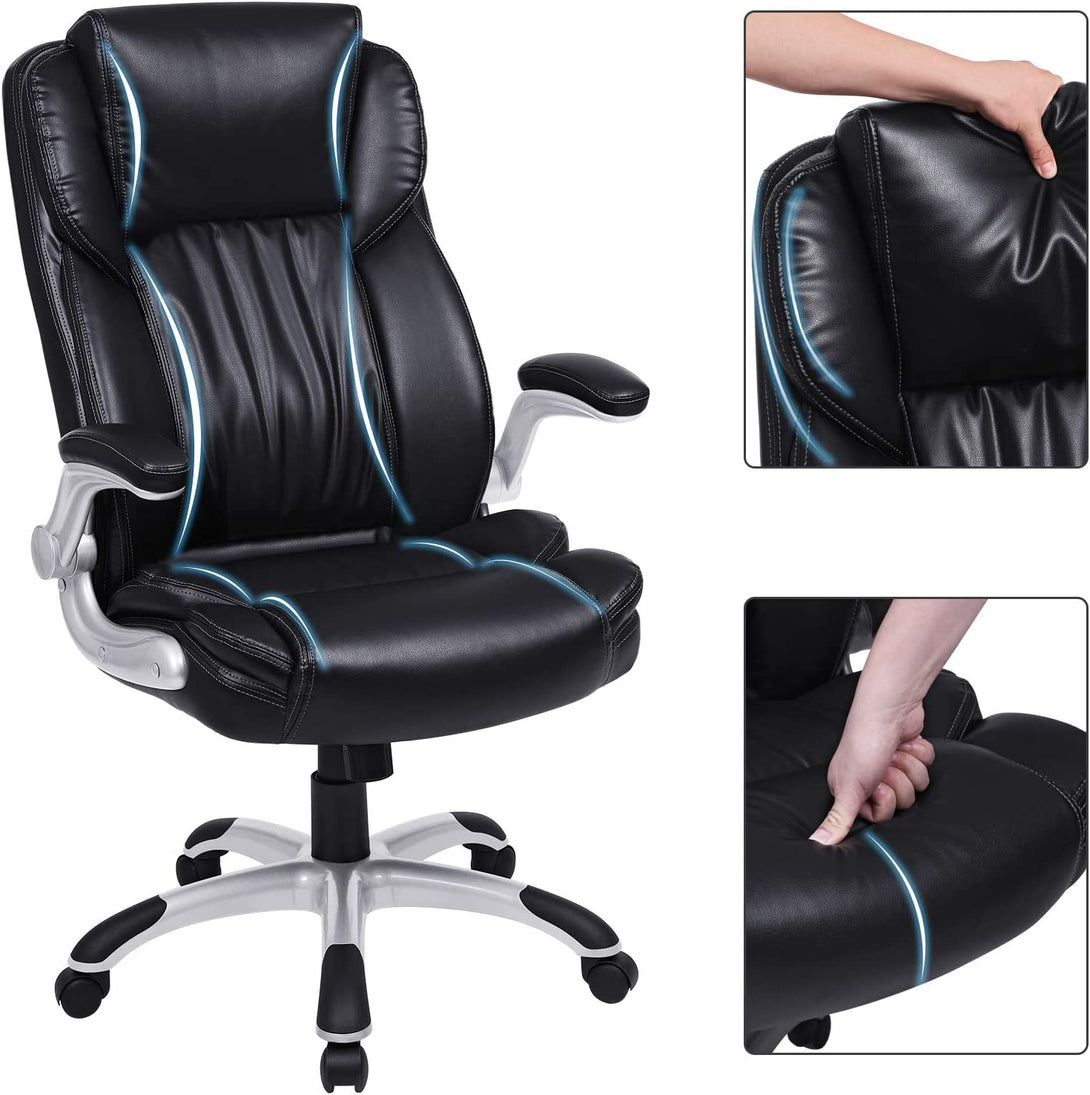Prémium irodai szék, vezetoi szék, fekete-VASBÚTOR