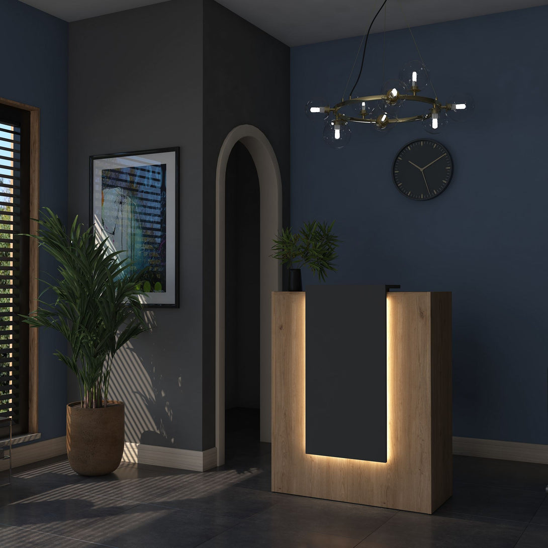 Recepciós pult beépített LED hangulatvilágítással MA101 - 3859-VASBÚTOR