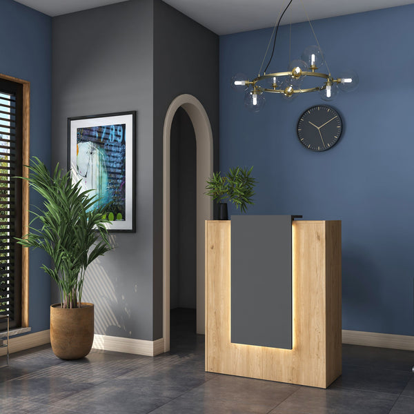 Recepciós pult beépített LED hangulatvilágítással MA101 - 3859-VASBÚTOR