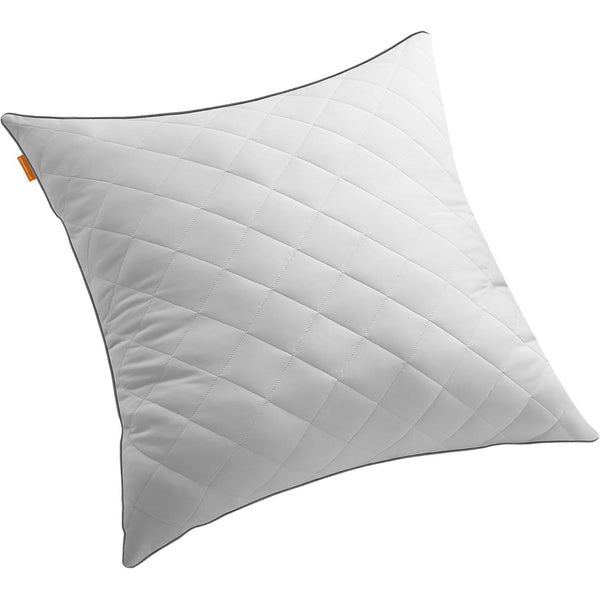 SONGMICS HOME párna, kétoldalas használat, 80 × 80 cm, világos szürke-VASBÚTOR