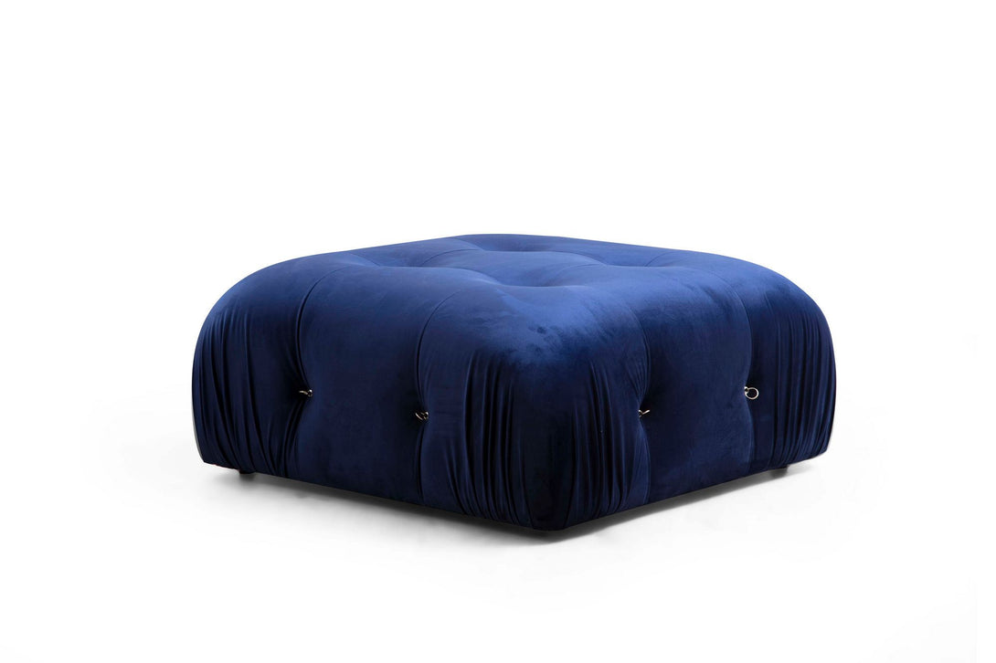 Sarokkanapé Bubble Velvet Kék L1-O1-1R-PUF-VASBÚTOR