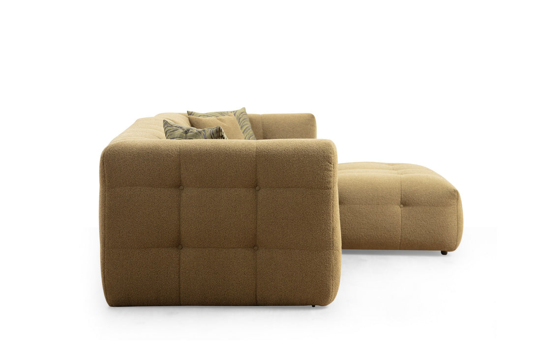 Sarokkanapé Cady Jobbos - Khaki-VASBÚTOR