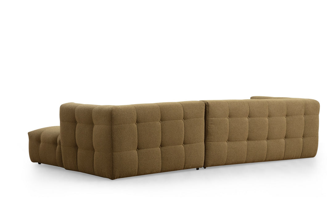 Sarokkanapé Cady Jobbos - Khaki-VASBÚTOR