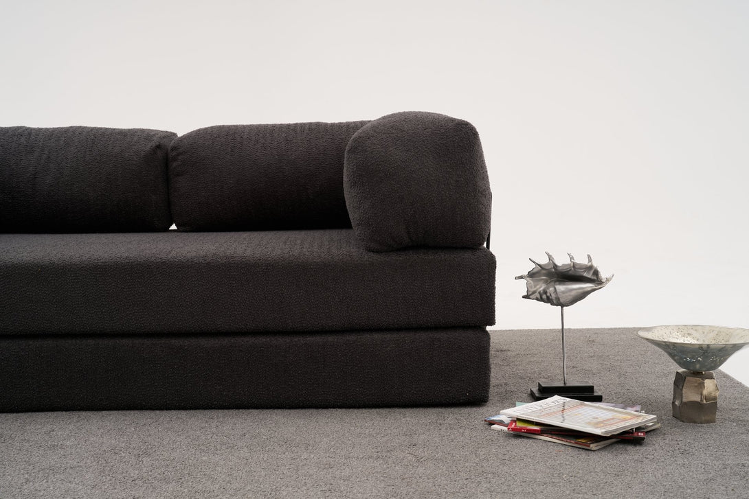 Sarokkanapé Comfort - Antracit-VASBÚTOR