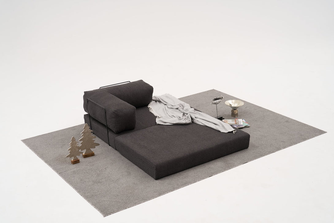 Sarokkanapé Comfort - Antracit-VASBÚTOR