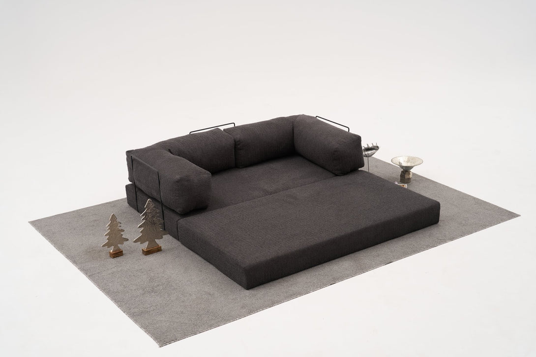 Sarokkanapé Comfort - Antracit-VASBÚTOR
